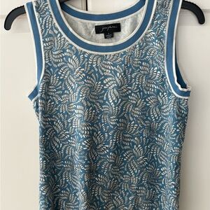 Josephine Woman Size S Sleeveless Blouse Silk Blend Knit Stretch‎ Office